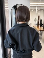 フォト 新宿三丁目(foto) 髪質改善地毛風縮毛矯正くびれレイヤー切りっぱなしボブ