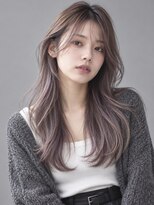 トリニティ(trinity)&nbsp;ブリーチ×髪質改善 ハイライト　ラベンダーベージュ　豊見城
