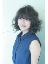 キー(kｅｙ)&nbsp;ランダムボブ+アッシュブラウン