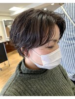 ベルベットヘア 千早店(Velvet hair) ニュアンスパーマ×ハンサムショート　【福岡 聖容】