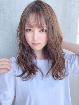 アルバ ヘアリゾート(ALBA)の写真/《三鷹1分》夏のファッションやメイクに合わせて髪色もチェンジ★最旬スタイルで可愛さを一歩リード！