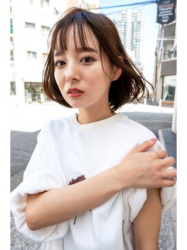 アンジェリカ 鹿児島中央タワー店(ANGELICA) ANGELICA アーモンドベージュ 丸みボブ