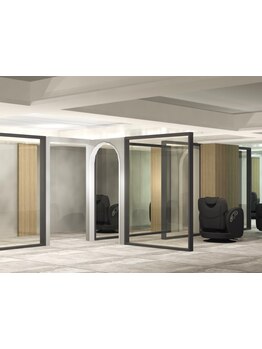 ご来店からシャンプー、カラーもすべて完全半個室。最新の【髪質改善】でおもてなし。