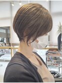 大人ショートボブ/ショートヘア/イルミナカラー/前髪あり[調布]
