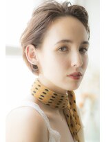 ミエル ヘア 新宿(miel hair) 〈mielhair新宿〉かきあげ ハンサムショート