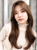 ホロン 池袋(HOLON)&nbsp;池袋HOLON【韓国レイヤー/センターパート/小顔/ベージュカラー】