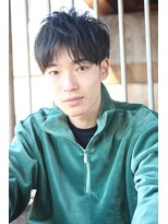 エイル(AILE)&nbsp;マッシュ/マッシュパーマ/カルマパーマ/アッシュブラック