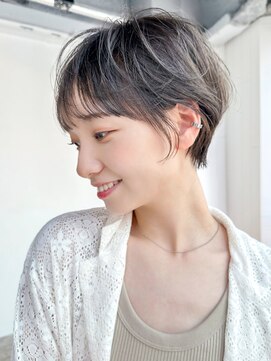 アイティーバイアルバム 藤沢店(IT by ALBUM) スッキリ大人ショート_フルバングレッドブラウン_9524