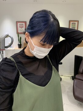 ドレス(Dress) デザインカラー/ネイビーベージュ