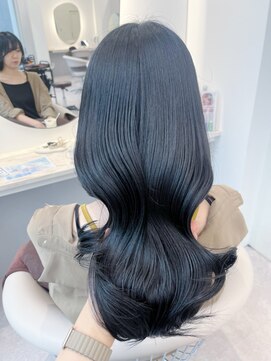 グーフィートーキョー 銀座(Goofy Tokyo) 髪質改善酸熱トリートメント/ネイビーブラック/韓国レイヤー