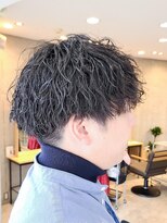 ヒート トウキョウ 目黒店(HEAT TOKYO)&nbsp;ツイスパセンターパートマッシュ波巻きダウンパーマメンズ目黒