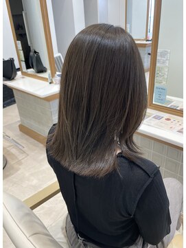 シュヴー 浦安店(CHEVEUX) アッシュグレージュ/くびレイヤー/ミディアムレイヤー/ボブ