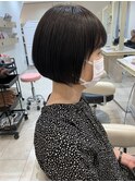 ショートヘアショートボブ丸みショート刈り上げ女子30代40代50代