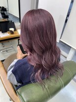ヘアーアンドビューティーザ エフ(Hair Beauty the F)&nbsp;＊ピンクバイオレット_リバース巻き_ブリーチあり_m136