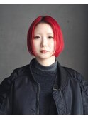 【MAAAAAC】レッドボブ [小倉北/京町/ハイトーン/ブリーチ]