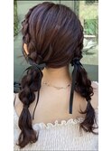 【marshu osaka】ヘアセット/編み下ろしツイン