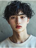 メンズ人気　ショート/刈り上げ/メンズショート/パーマ/20代30代