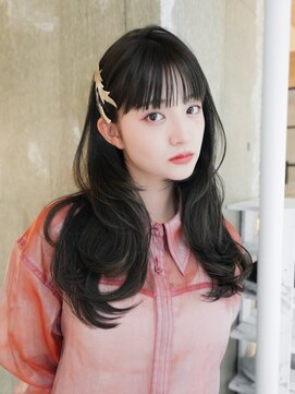 アルバム 池袋(ALBUM) グレーベージュグレージュカラーレイヤーロング_F30187