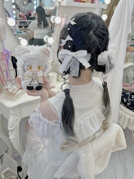 リムネ(RIMUNE) お団子ツイン/リボンヘア／イベントヘア