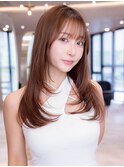 20代30代大人かわいいくびれヘア/ミディアムレイヤーカット