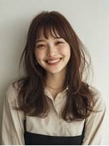 ヒマル 学芸大学(Himaru)&nbsp;ミディアムヘア/デザインカラー/フェイスフレーミング/学芸大学