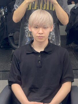 メンズペレ 渋谷(MEN'S PELE) MEN’S HAIR/ブルーブラック/フェザーパーマ/渋谷