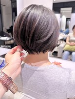 ステアケース 武蔵小杉店(stair:case) 大人かわいい髪質改善カラー耳かけ丸みショートボブ
