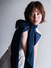 ショートスタイルはパーマONしてオシャレ感にこなれた感じをプラスして◇