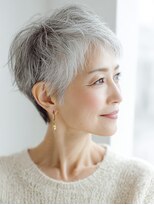 ビフィーノ リルネ(Bifino Rilune)&nbsp;60代グレーベージュショート