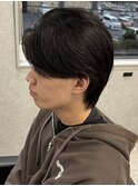 メンズセンターパートウルフパーマニュアンスパーマ太田新田