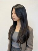 ブリーチなしカラー春カラー夏カラーブラウン艶髪20代髪質改善