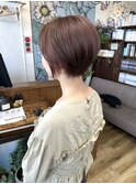 上品な丸みショート