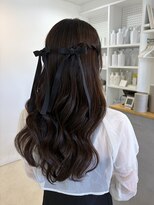 エンリッチヘア(enrich hair) ねじりハーフアップ