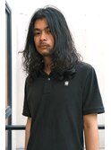メンズロングパーマ　ロン毛パーマ ロン毛男子 スパイラルパーマ