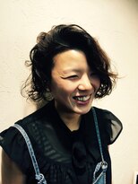 髪質改善ヘアエステ アリュール(allure)&nbsp;☆癖を生かした前下がりボブ☆ 【新宿 髪質改善 allure】