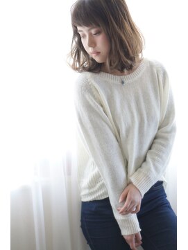 トッカ ヘアアンドトリートメント 難波店 眉上バング☆ゆるふわバング