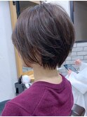 フワッと立体感×ひし形シルエット×上質ショート◎