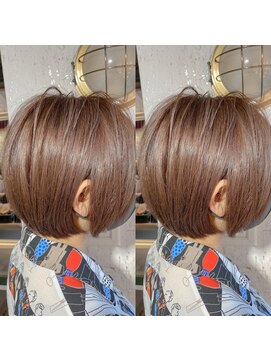 ロンド ルージュ 銀座店(Lond rouge) ショートボブ 丸みのあるボブ