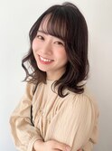 王道かわいいナチュラルミディアムスタイル