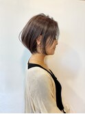 短すぎないスッキリショートボブ