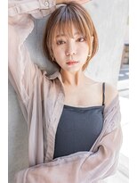 クラン(clan)&nbsp;かきあげヘアーシルバーカラー韓国風センターフェードカット