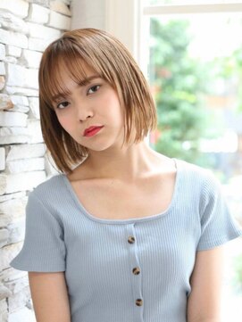 ルーツ(ROOTS) ボブ ハイトーン インナーカラー ハイライト 渋谷 ROOTS