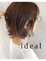 アイディール 心斎橋店(:ideal)&nbsp;20代30代40代☆くせ毛風ニュアンスパーマで外ハネボブ☆