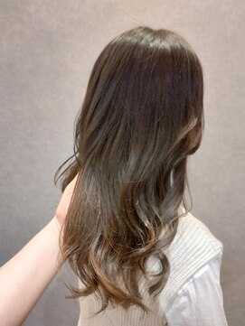 スーリール 西新店(Sourire) 艶カラー アッシュブラウン