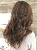 レイヤーカット×クリームベージュ【JUN】