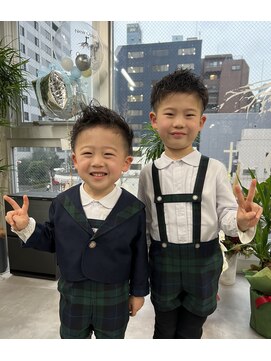 ルーツ ヘア デザイン(roots hair design) 西大橋★新町美容院★roots★キッズカット子供カット