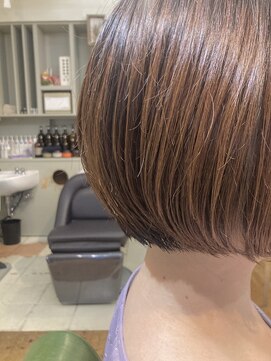 マハナ(Mahana by hair) 20代30代40代ミニボブ前下がりショートボブ大人ショート学割U24