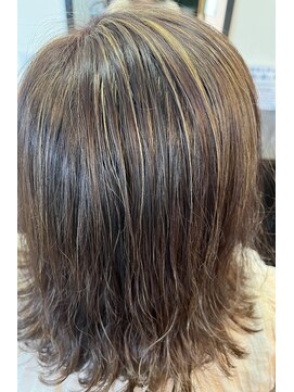 セゾン ド ジャポン アッシュカラー＋ハイライト