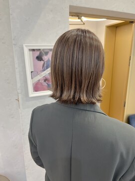 ロンドプランタン 恵比寿(Lond Printemps) シークレットハイライト切りっぱなしミディ【中居】