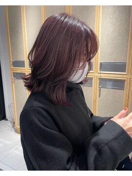 ヘアサロン ガリカ 表参道(hair salon Gallica) 大人モテ髪ラベンダーココア/ブリーチなしダブルカラー